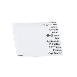 programme plate, adhesive, IT