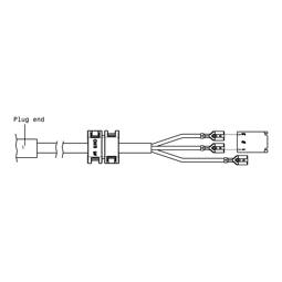 power cable, with, clamp, EU; 1,85m