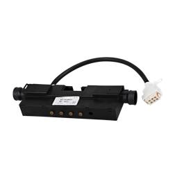 assembly,control panel,black,rococo brass plated