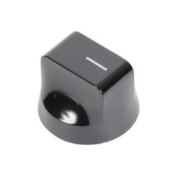 Black Electric Hob Control Knob