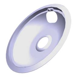drip pan, large, 8''