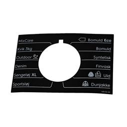 programme plate,knob,adhesive,DA