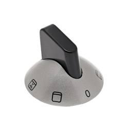 knob, selector, inox