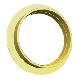 Silver Hob Control Knob Seal