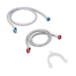 inlet hose, water, 2 pcs., H&C,1500mm
