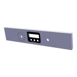 BEDIENBLENDE,INOX,60CM, HEXAGO