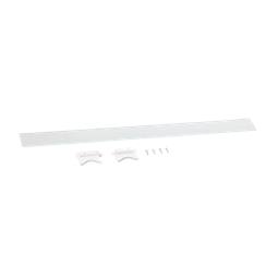 frontpanel, glas, vit