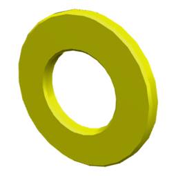 Scheibe, 21x11.1mm