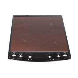 cooking top with frame, 60x60cm