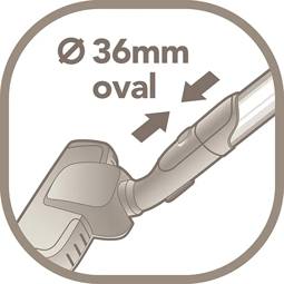 Advanced 3in1 Kombidüse für AEG Bodenstaubsauger der Ultra-Serie (36mm Ovalrohr)