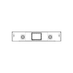 BEDIENBLENDE,INOX,60CM,SET,2K
