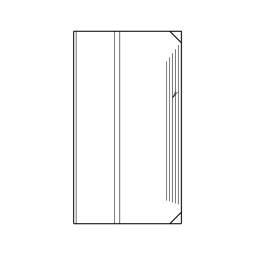 rebord,clayette verre,avant,430, 750mm