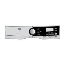 control panel, silver, AEG
