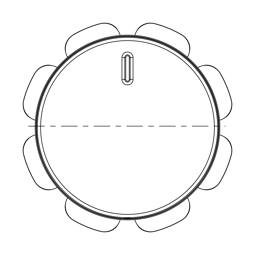 vred, termostat, svart, 0-275