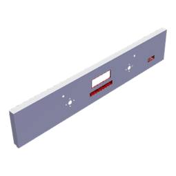 BEDIENBLENDE,INOX,60CM,SET,2K