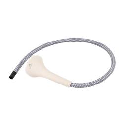 vapore, testa, con, hose,white,Elux