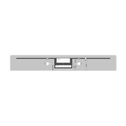 BEDIENBLENDE,INOX,60CM, SET