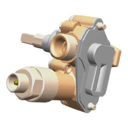 gaskran, brännare,tredelad, d=0.64 G20-20mbar