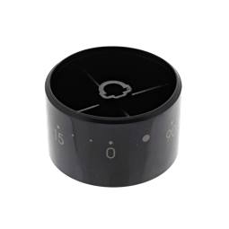 knob, timer, black, 0-90