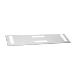 painel vidro, central, inox, skyline 1145,9x251