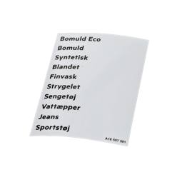 programme plate,knob,adhesive,DA