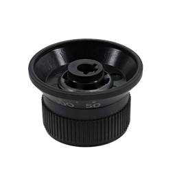 knob, thermostat, black, 0-250