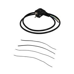 power cord,black,EU plug, aprox.100cm