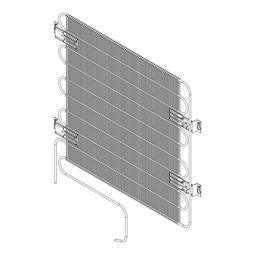 condenser, complete, 518x450mm