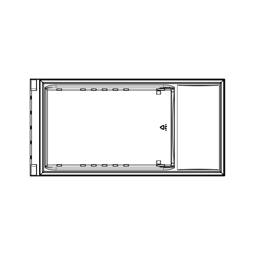 fridge door, inox, LCD,586x1174mm