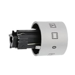 KNEBEL,FUNKTIONEN,INOX,8+0