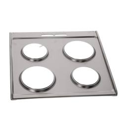 KOCHMULDE,INOX,594X590MM
