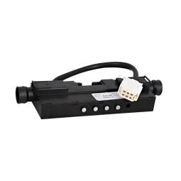 assembly,control panel,black,rococo chrome plated