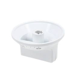 knob, thermostat, white, 0-275°C