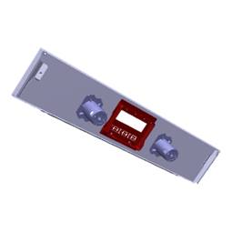 control panel,inox,60cm, Hexagon, 2K