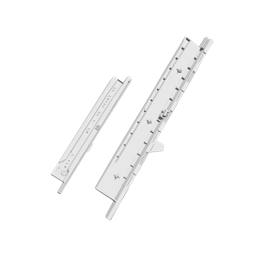 clayette en verre, rails, ensemble, 511x437mm