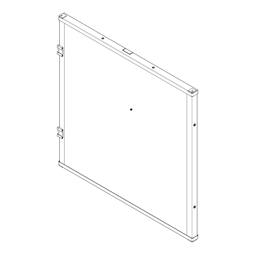 Gefrierschranktür, weiss, 681.2x661.5mm