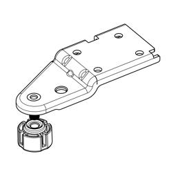 adjustable foot, left, assembly,