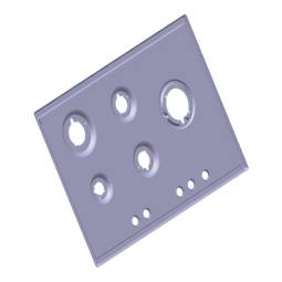 work top, inox, Electrolux, 744x510mm