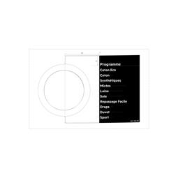 programme plate,knob,adhesive,IT