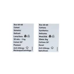 programme plate, adhesive
