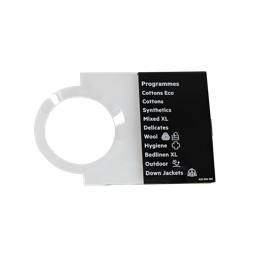 programme plate, knob, adhesive