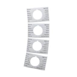 programme plate,knob,adhesive,DA,NO<FI,SV
