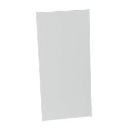Witte koelkastdeur - 538x1136mm