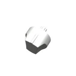 knop, index, zwart,