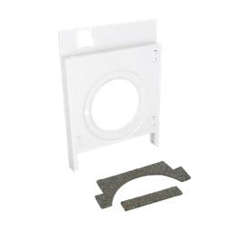 front panel, white, built-in