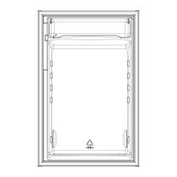 Witte koelkastdeur - 538x830mm
