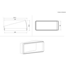 RECTANGULAR CURVE 15°