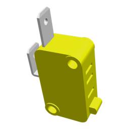 microswitch, fluff filter