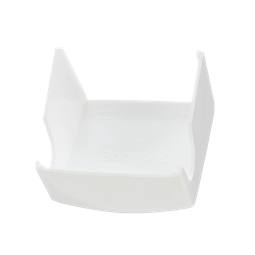hinge cover, upper, white