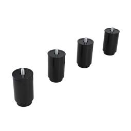 supporto piedino, plastica, nero, 90CM, 4 PCS